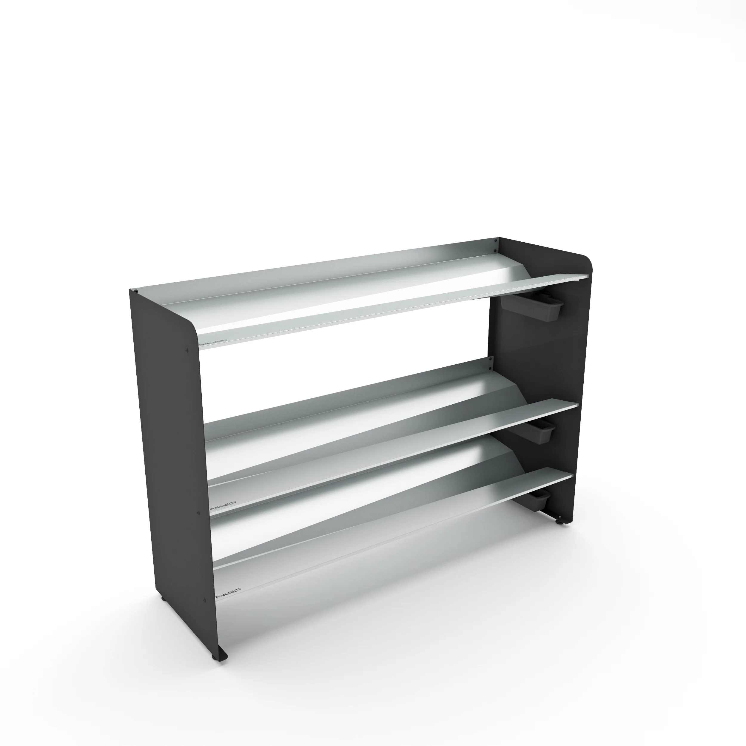 Commercial Boot Rack 47" wide - Rustproof Channeling Water Into Containers 2 to 8 Shelves Rakabot Titan - Image 28