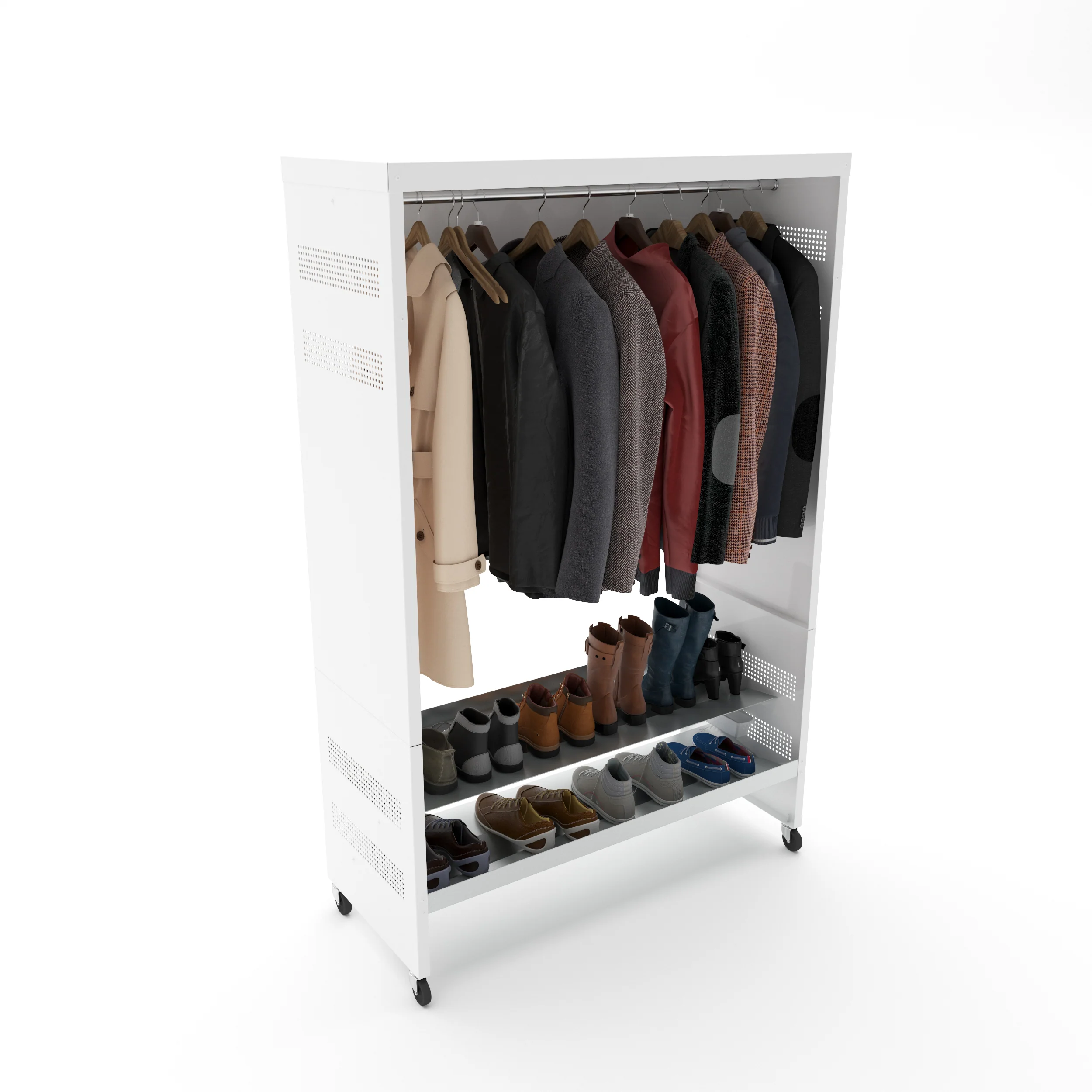 Best Coat Rack That Channel Water Footwear Shelves into Containers - Rakabot Zeus - Image 3