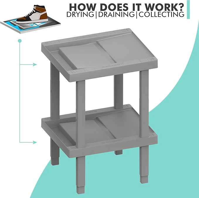 Locker Shelf Organizer Boots Storage Channeling Water - Rakabot Locker1 - Image 3