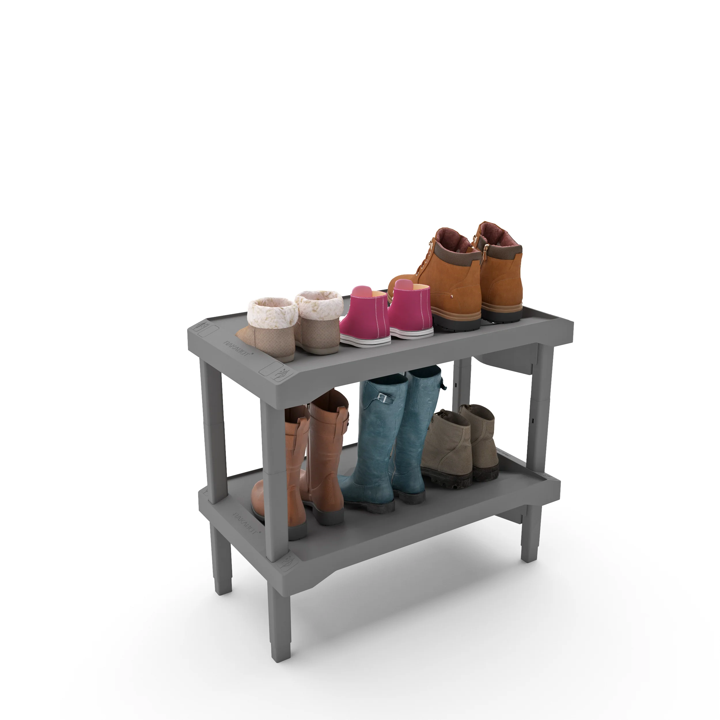 Best Winter Plastico Boot Rack Channeling Water Into Containers - Practical & Stackable - Rakabot - Image 11