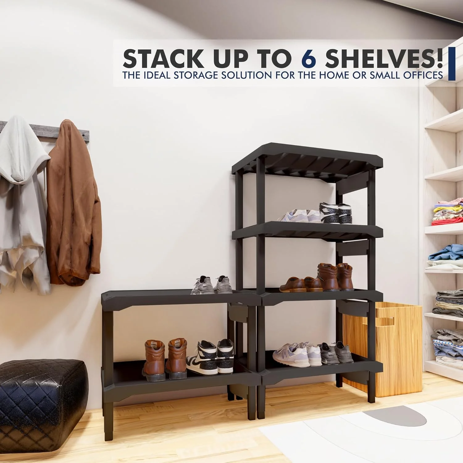 Best Winter Plastico Boot Rack Channeling Water Into Containers - Practical & Stackable - Rakabot - Image 12