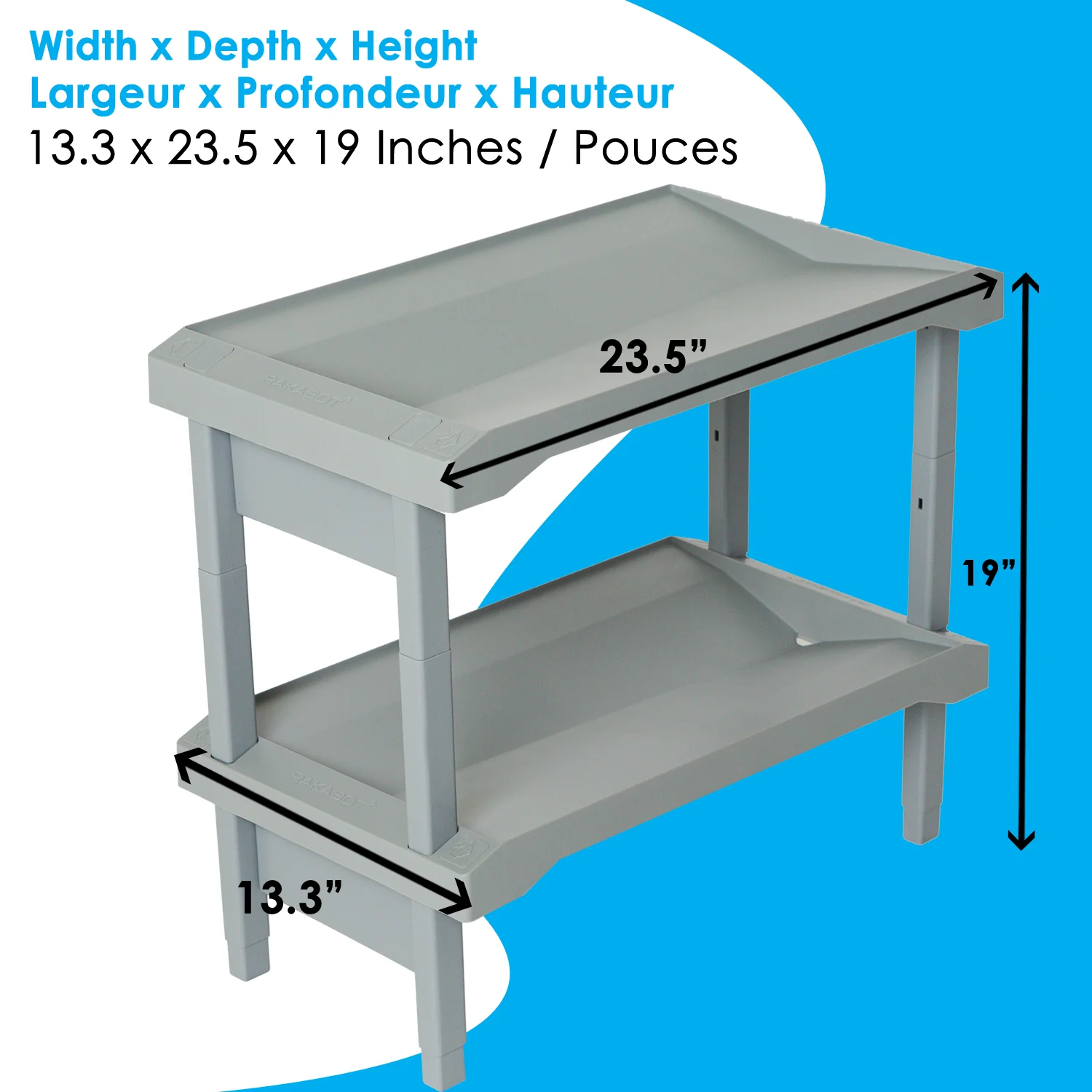 Best Winter Plastico Boot Rack Channeling Water Into Containers - Practical & Stackable - Rakabot - Image 18