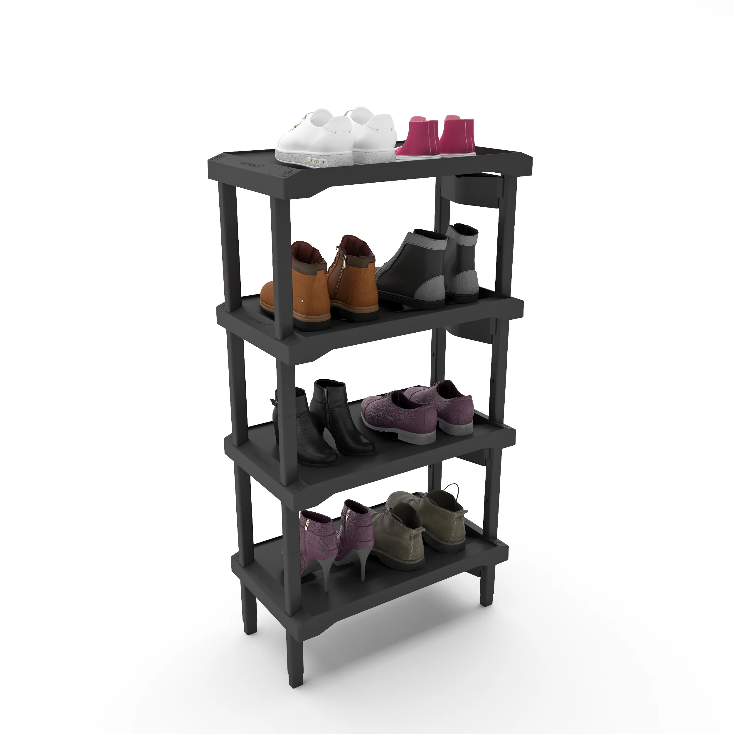 Best Winter Plastico Boot Rack Channeling Water Into Containers - Practical & Stackable - Rakabot - Image 3